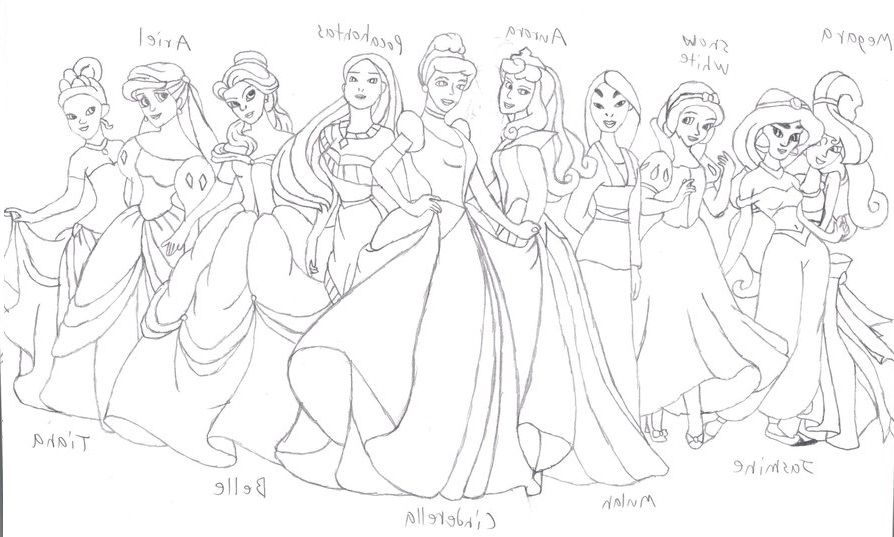 Free Coloring Pages For Disney Princesses Download Free Coloring Pages 