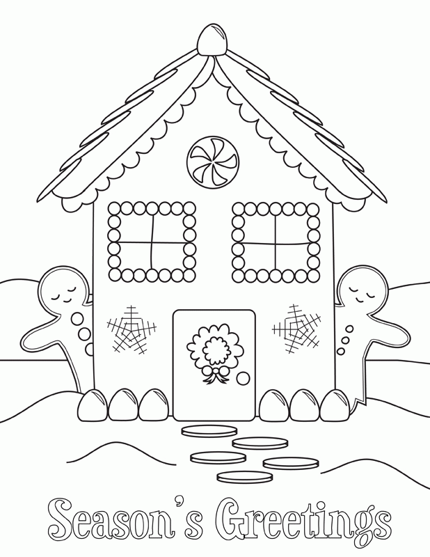 Free Coloring Pages Holiday Printable