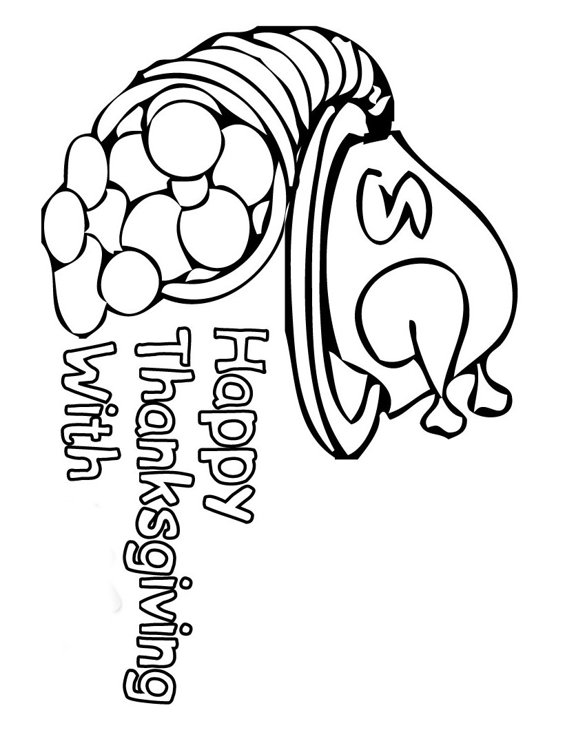 Free Coloring Pages Printable Thanksgiving Coloring Pages