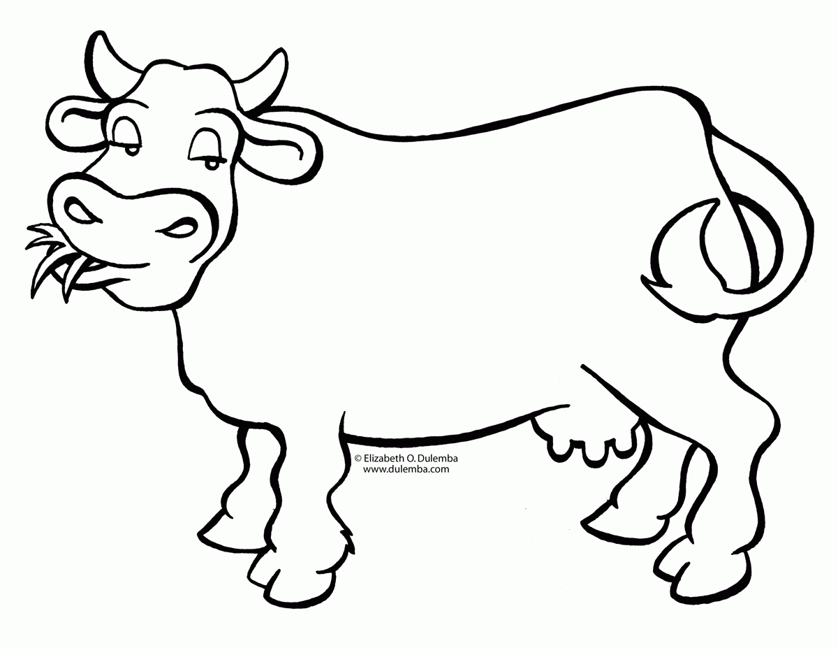 Free Cow Printable Coloring Pages Download Free Cow Printable Coloring 