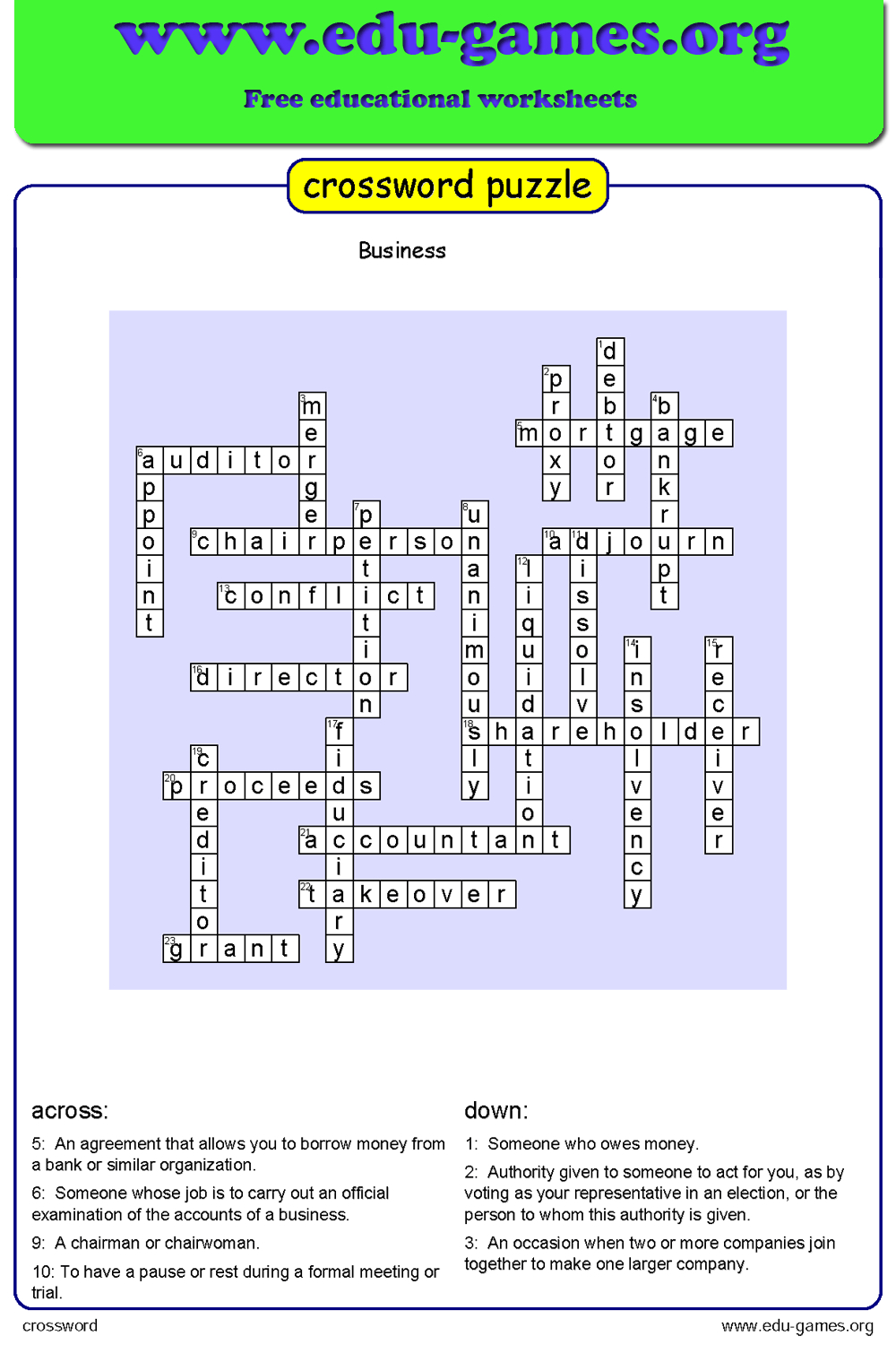 Free Crossword Generator Printable FREE Printable HQ