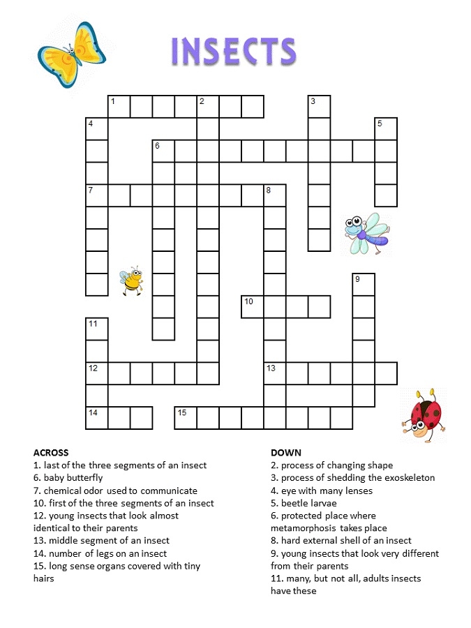 Free Crosswords For Kids Print Out K5 Worksheets