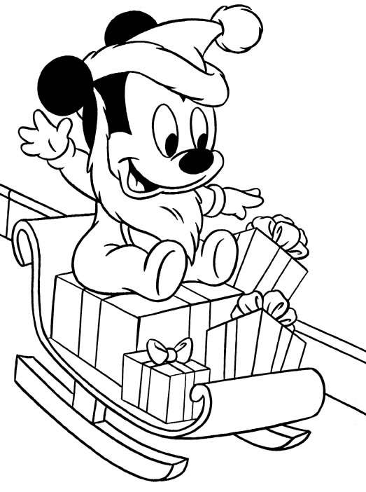 Free Disney Christmas Printable Coloring Pages For Kids Honey Lime