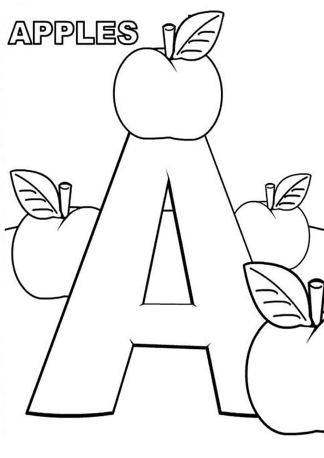 Free Easy To Print Apple Coloring Pages Tulamama