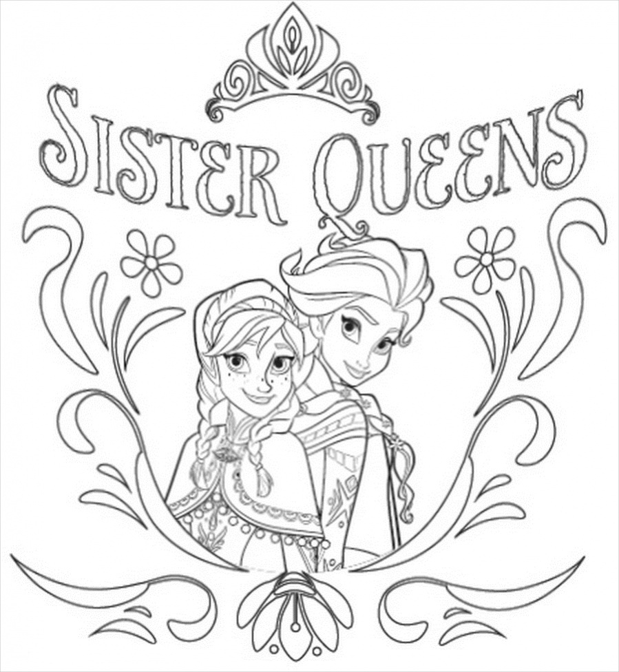 Free Elsa Frozen Coloring Pages At GetColorings Free Printable 