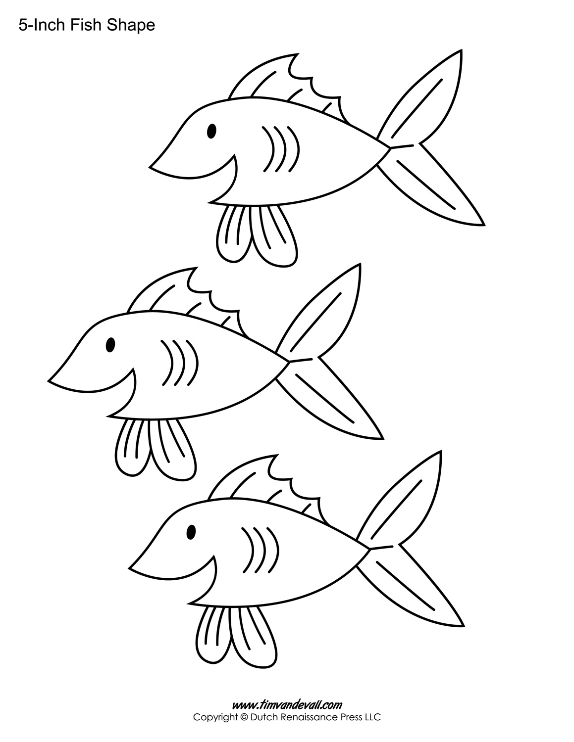 Free Fish Template Printable