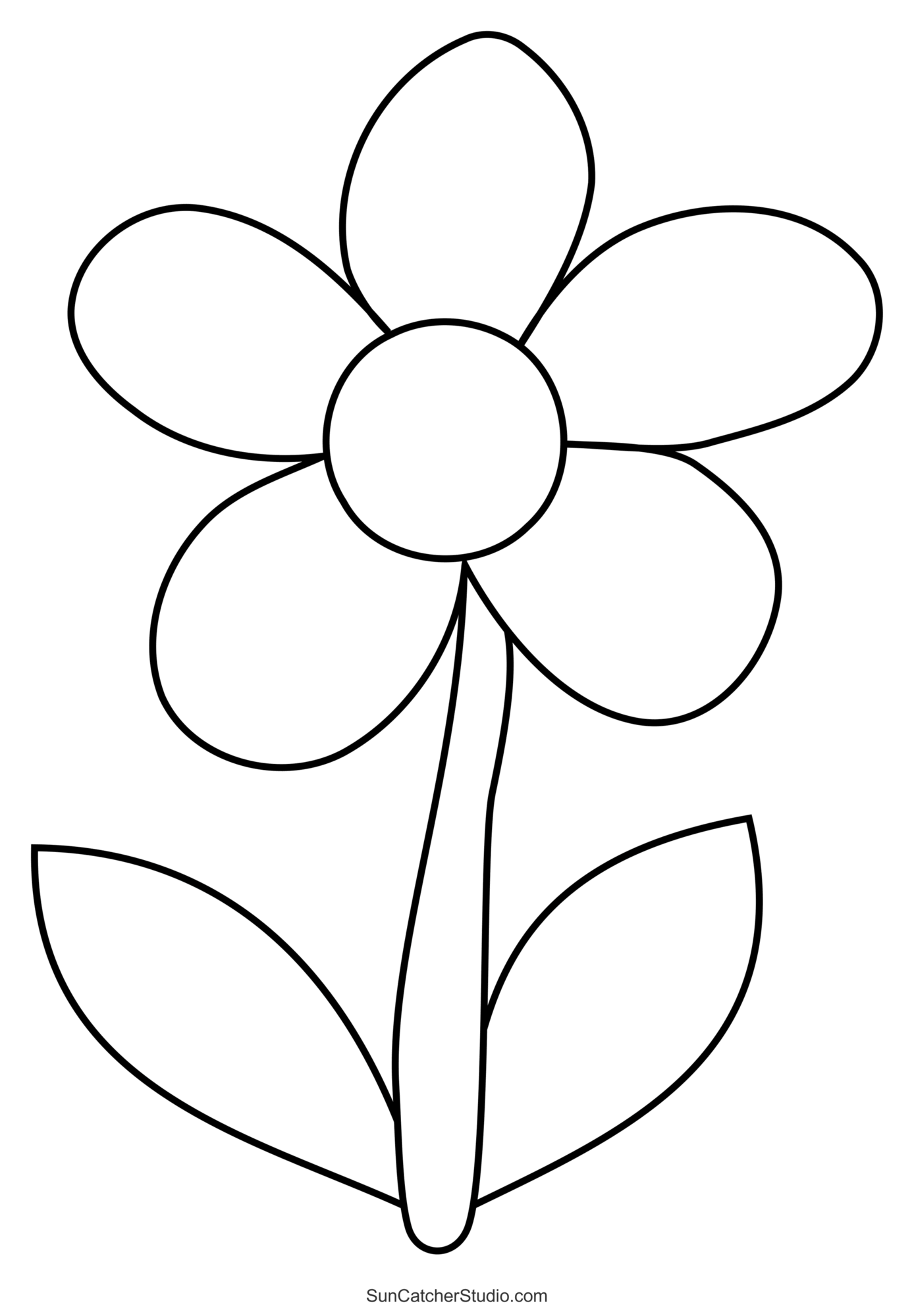 Free Flower Templates Printable Best Flower Site