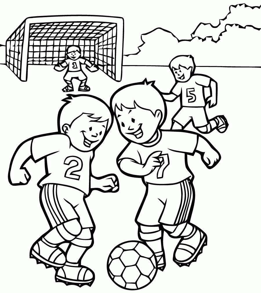 Free Football Coloring Download Soccer Coloring Pages
