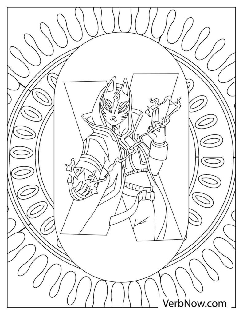 Free FORTNITE Coloring Pages For Download Printable PDF 