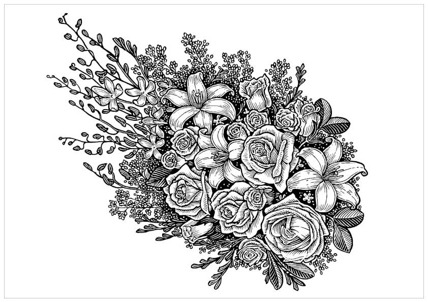 Free Free Adult Printable Coloring Pages Roses Heart Download Free 