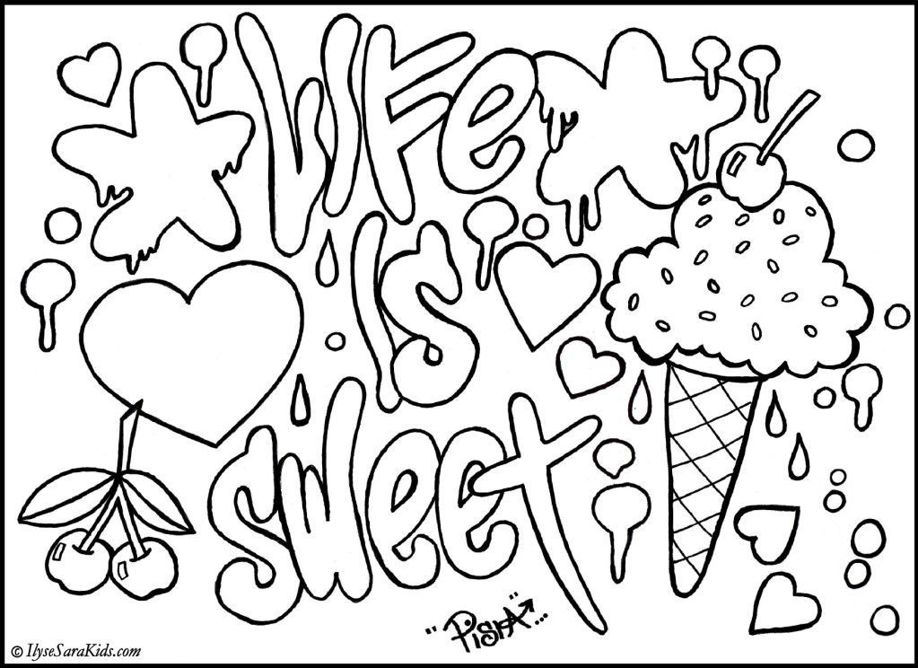 Free Fun Coloring Pages For Teenagers Printable Download Free Fun 