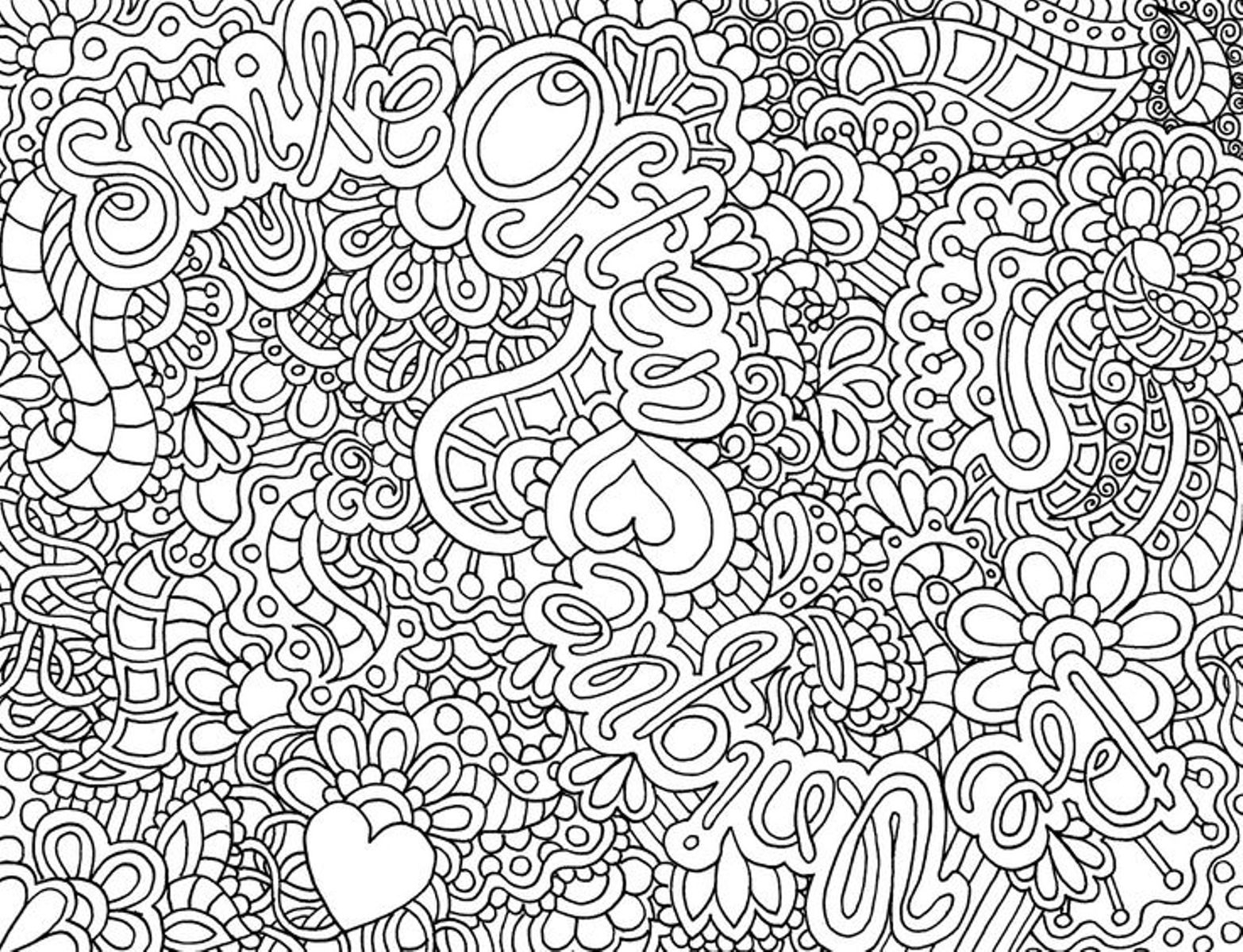 Free Fun Coloring Pages For Teenagers Printable Download Free Fun 