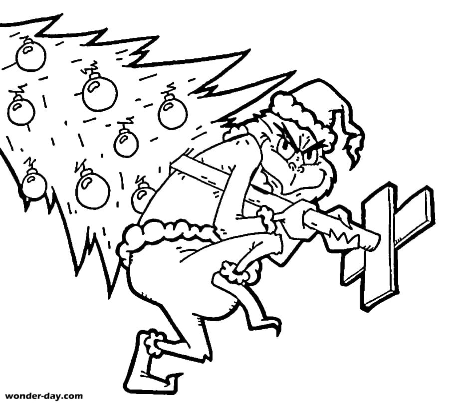 Free Grinch Printable Coloring Pages