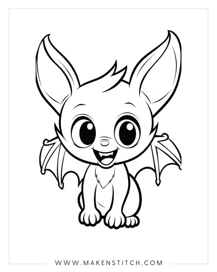 Free Halloween Coloring Pages Makenstitch