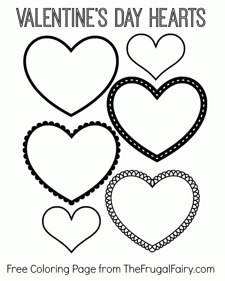 Free Heart Coloring Pages For Kids Coloring Home