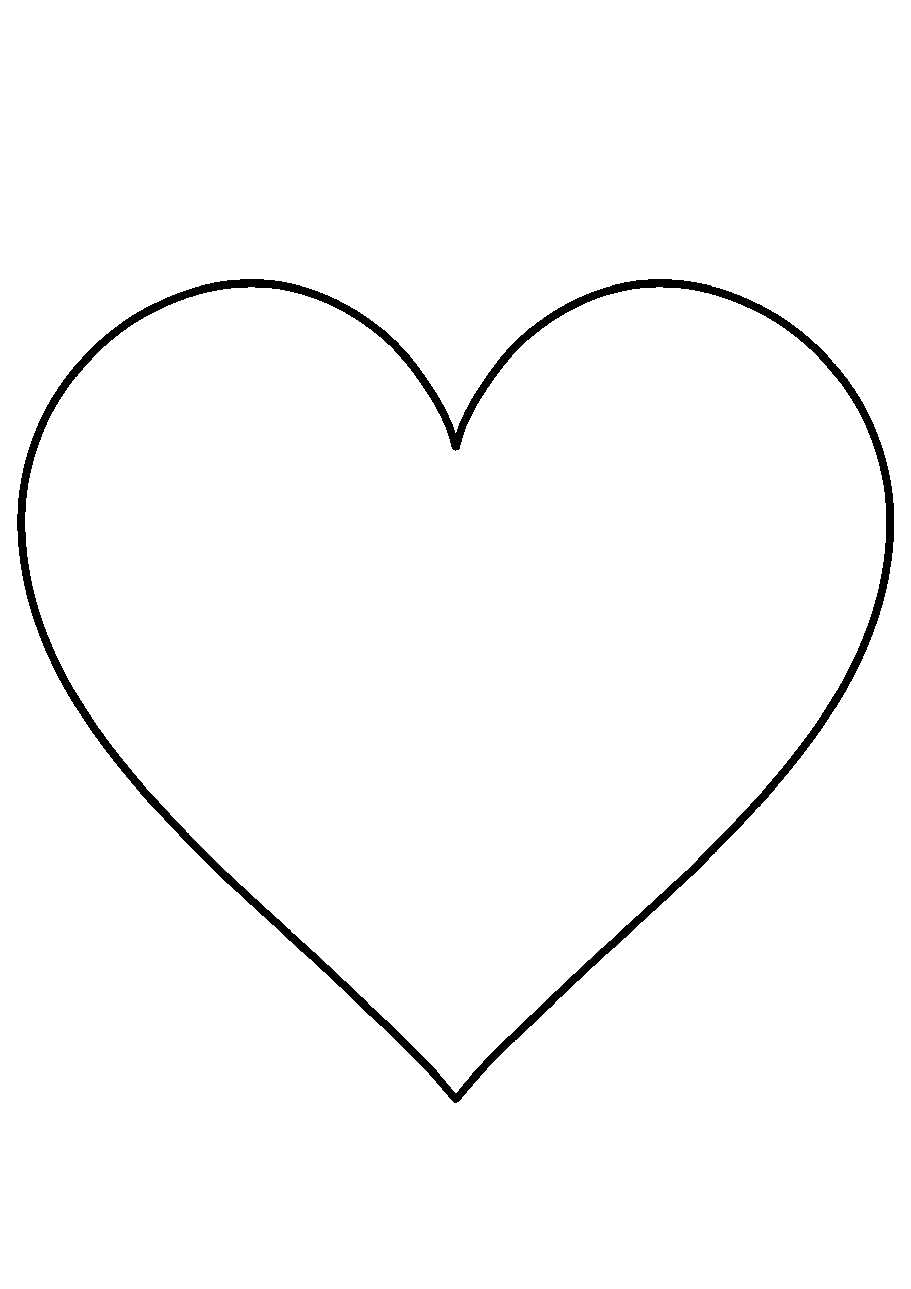 Free Heart Template Printable