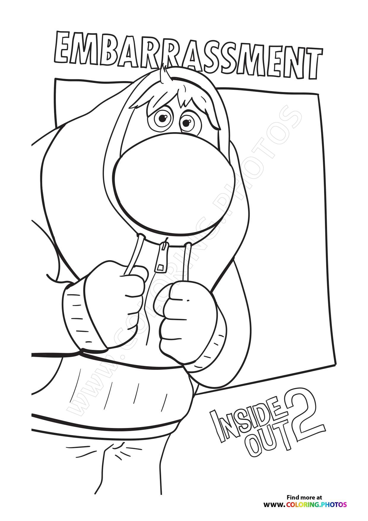 Free Inside Out 2 Coloring Pages Coloring Pages For Kids