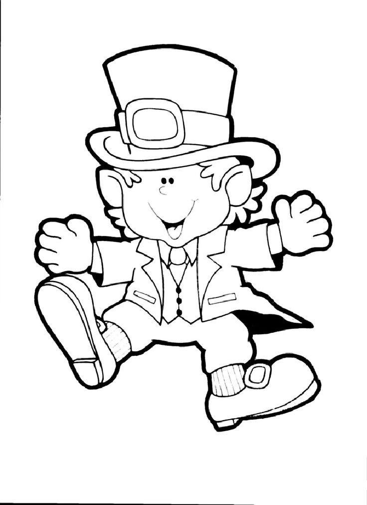 Free Leprechaun Coloring Pages Worksheets St Patrick Day Activities