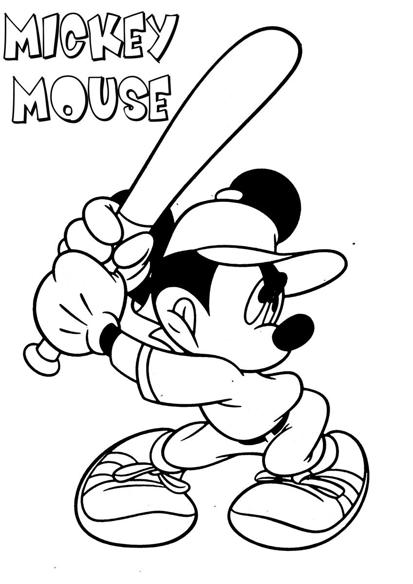 Free Mickey Mouse Coloring Pages At GetDrawings Free Download