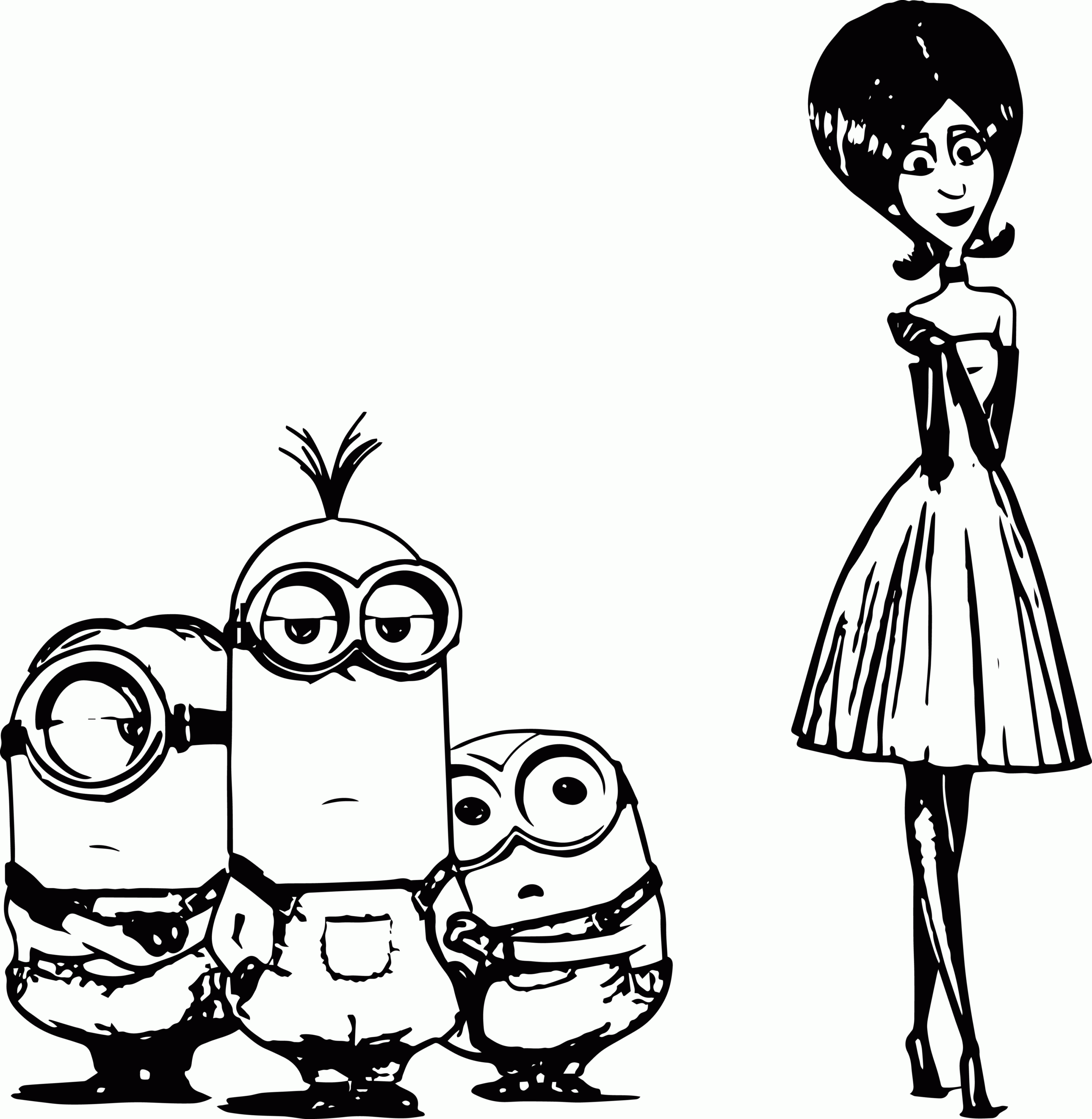 Free Minions Coloring Pages Bob Download Free Minions Coloring Pages 
