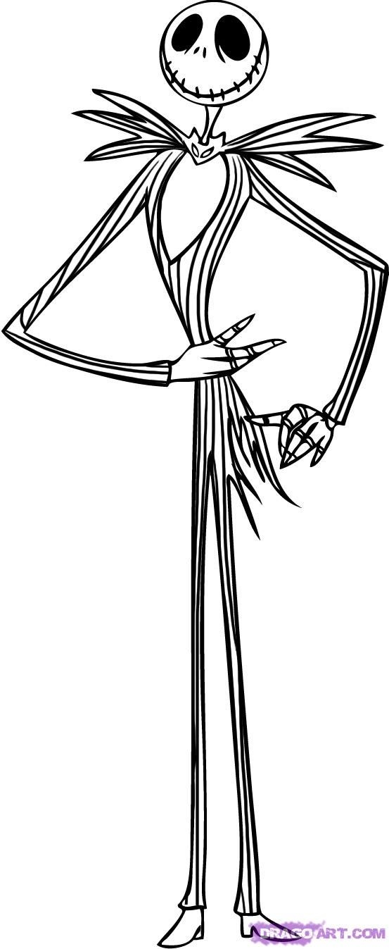 Free Nightmare Before Christmas Coloring Pages Printable Coloring Home