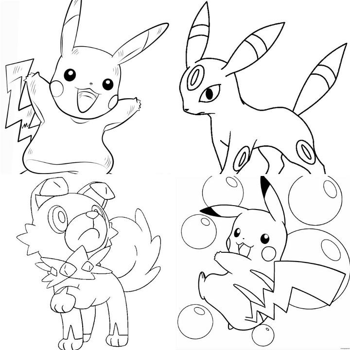 Free Pokemon Coloring Pages For Kids