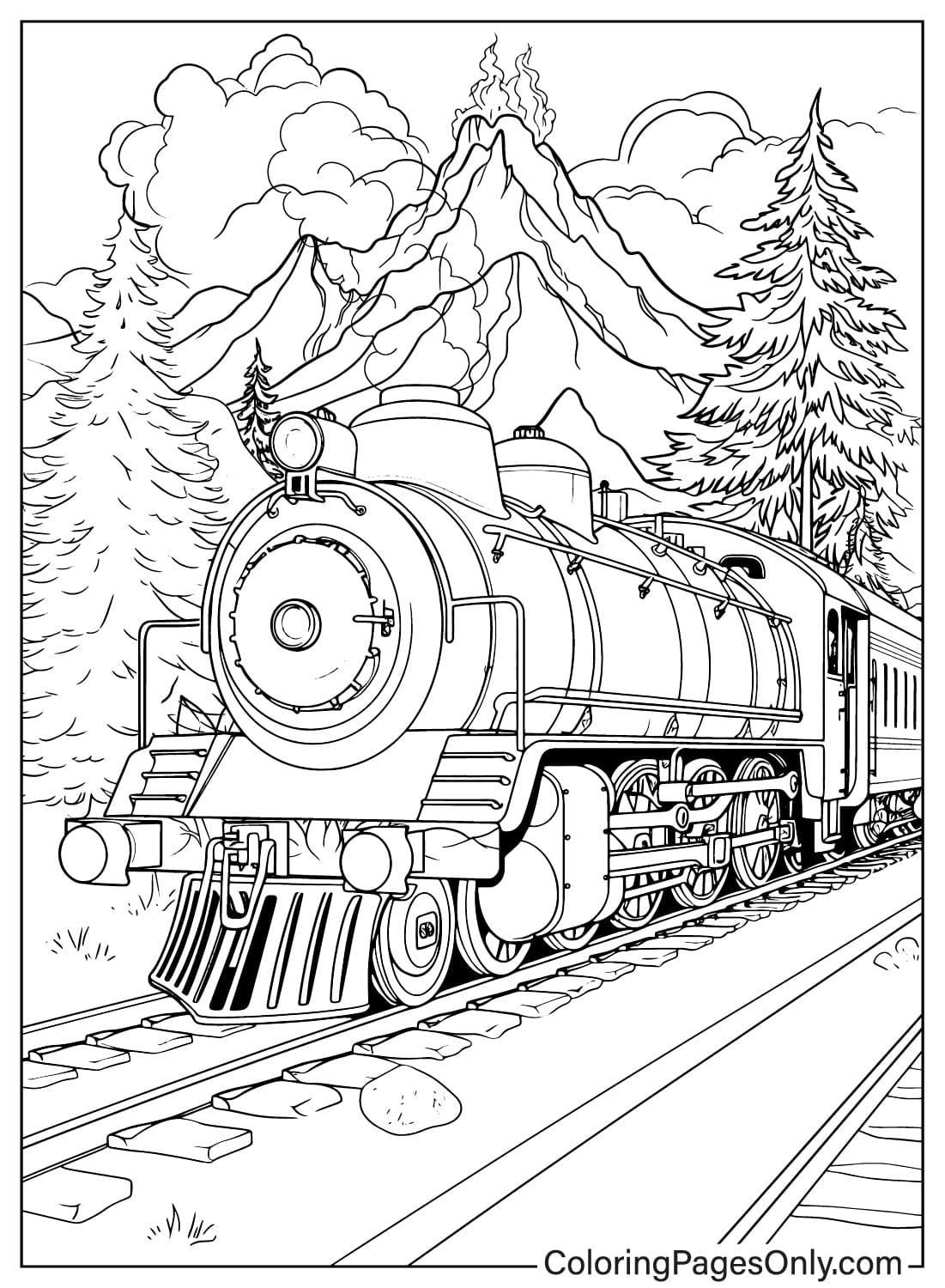 Free Polar Express Coloring Page Free Printable Coloring Pages
