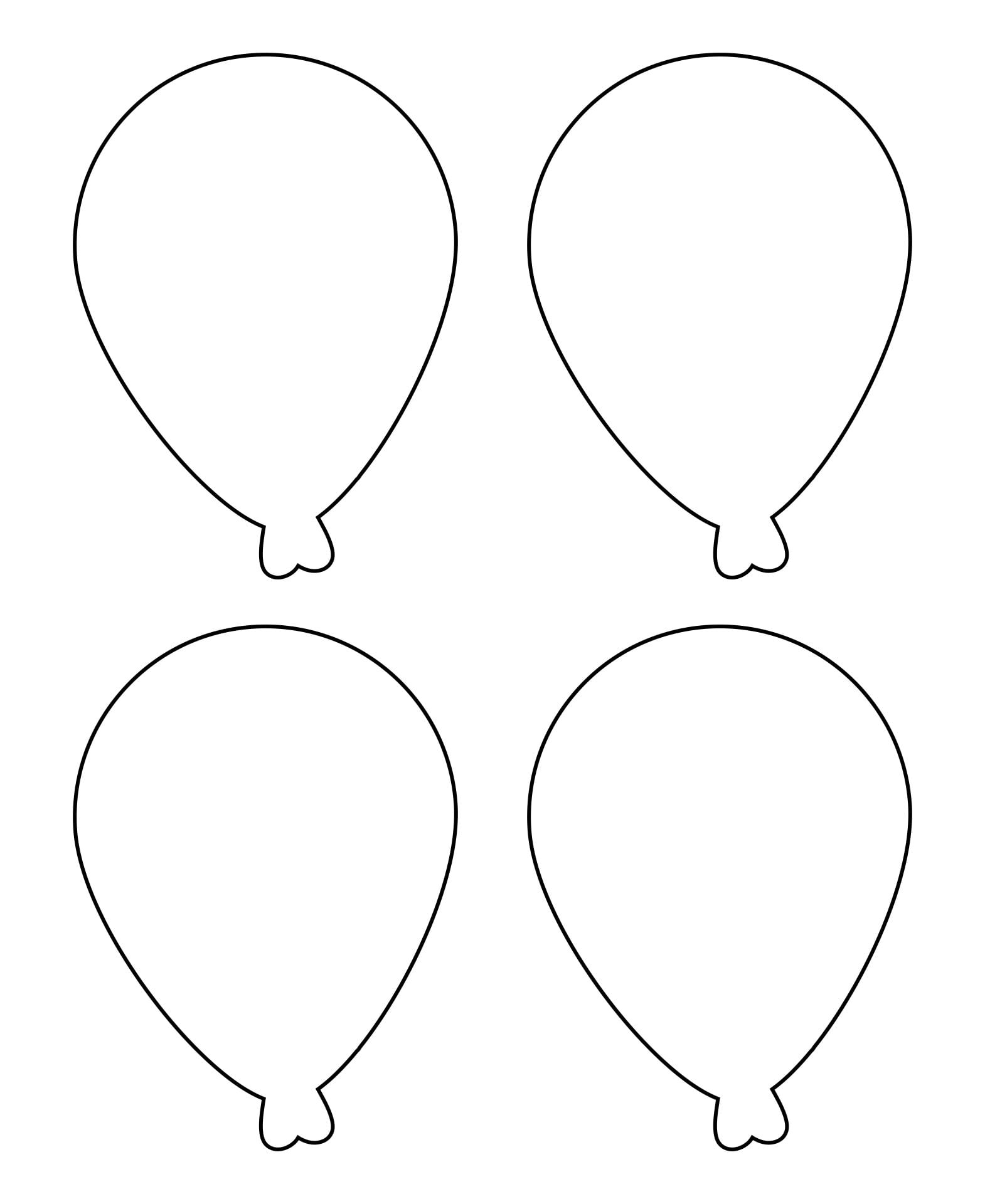 Free Printable Balloon Template Printable Templates Online By Paul