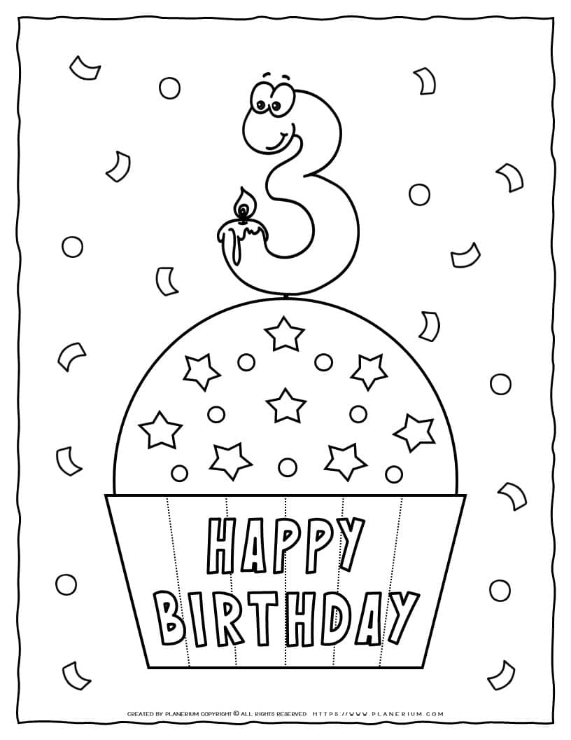 Free Printable Birthday Coloring Pages For Kids Free Coloring Sheet