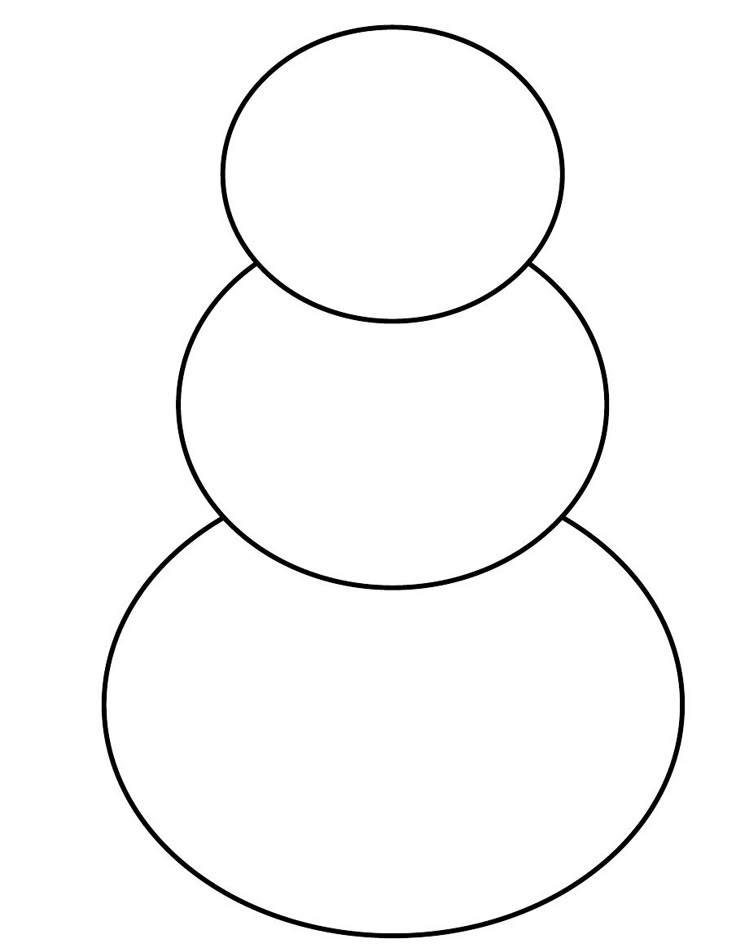 Free Printable Blank Snowman Template Social Media Template