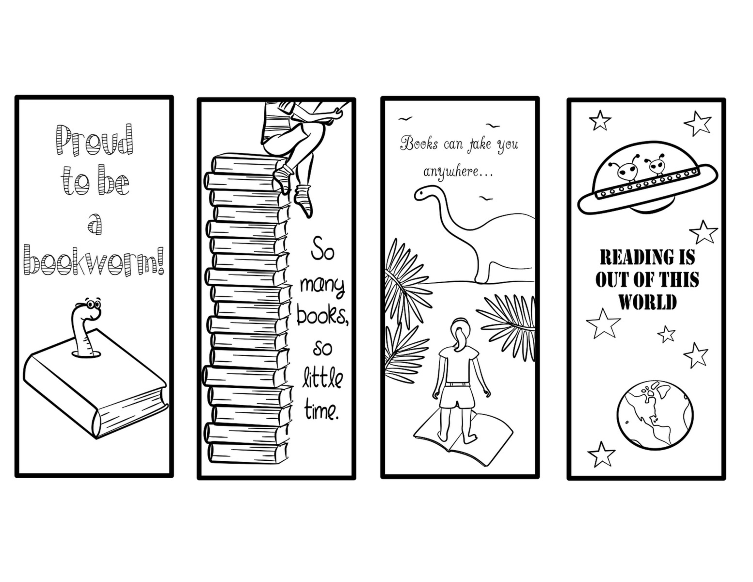 Free Printable Bookmark Templates For Students Printable Online