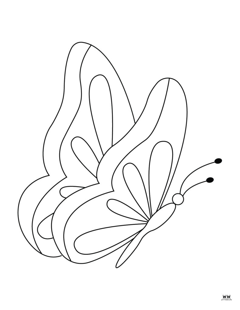 Free Printable Butterfly Color Pages For Kids