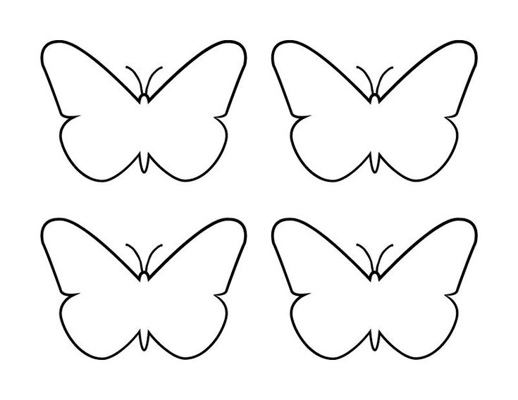 Free Printable Butterfly Templates Butterfly Template Butterfly 