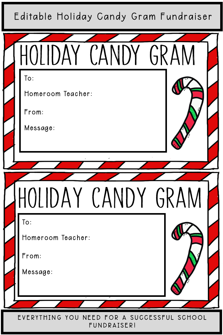 Free Printable Candy Gram Template Social Media Template