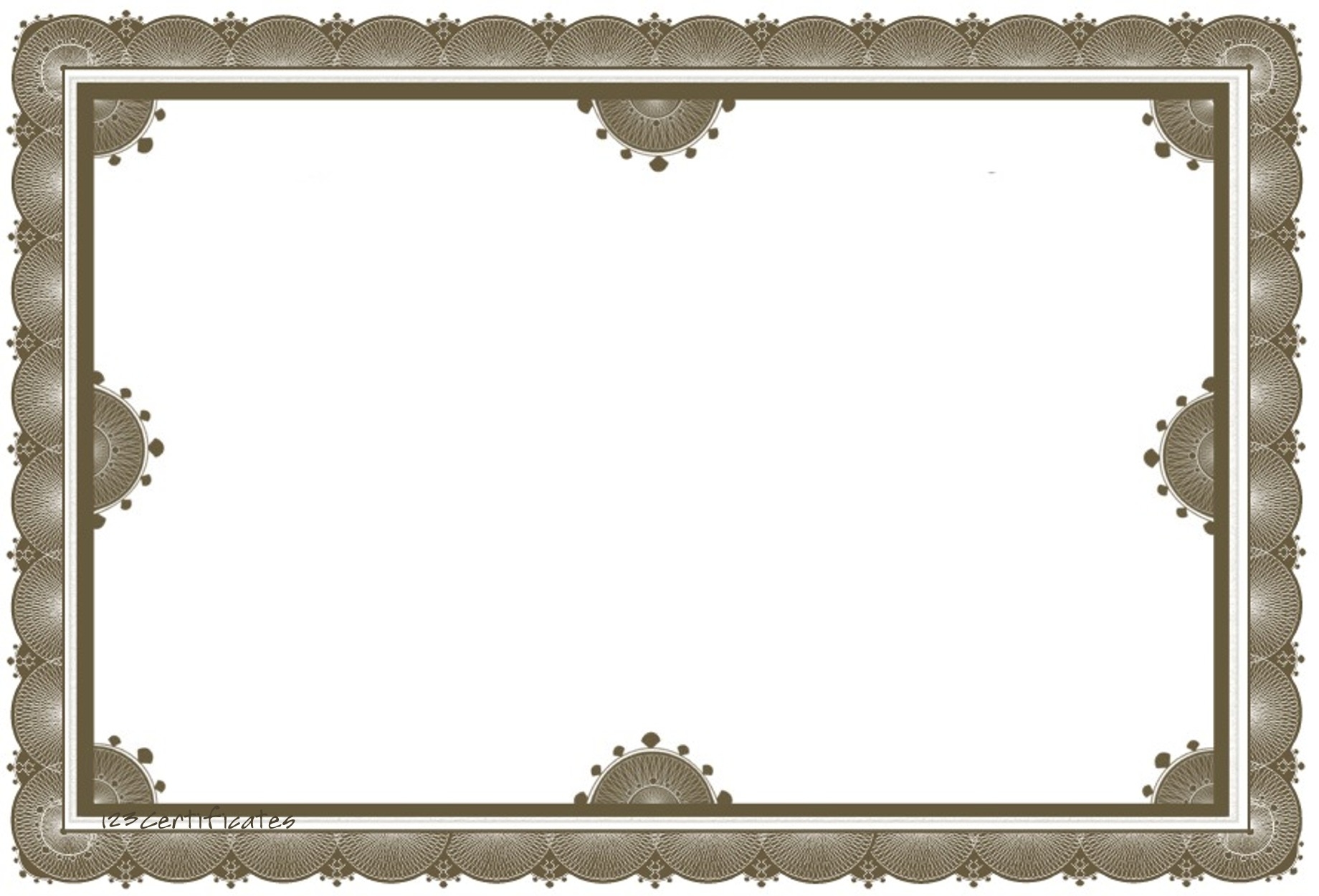 Free Printable Certificate Border Templates KAESG BLOG