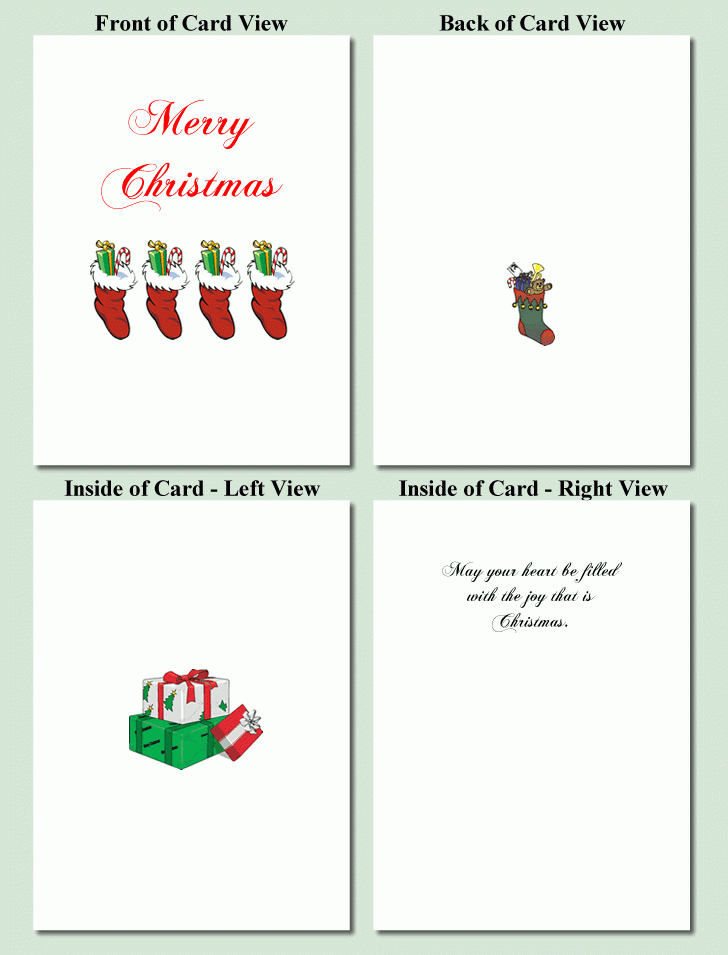 Free Printable Christmas Cards Stockings Design Free For Printable 