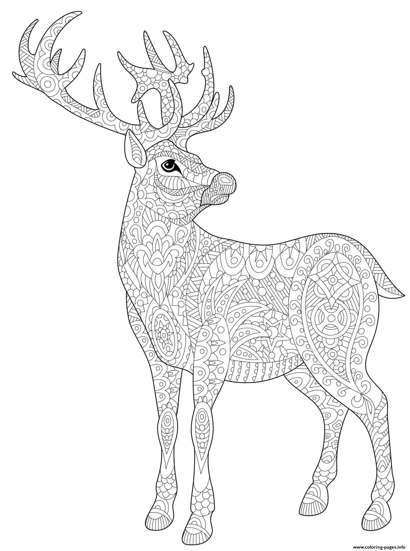 Free Printable Christmas Color Pages For Adults Lisa Frank Animals 