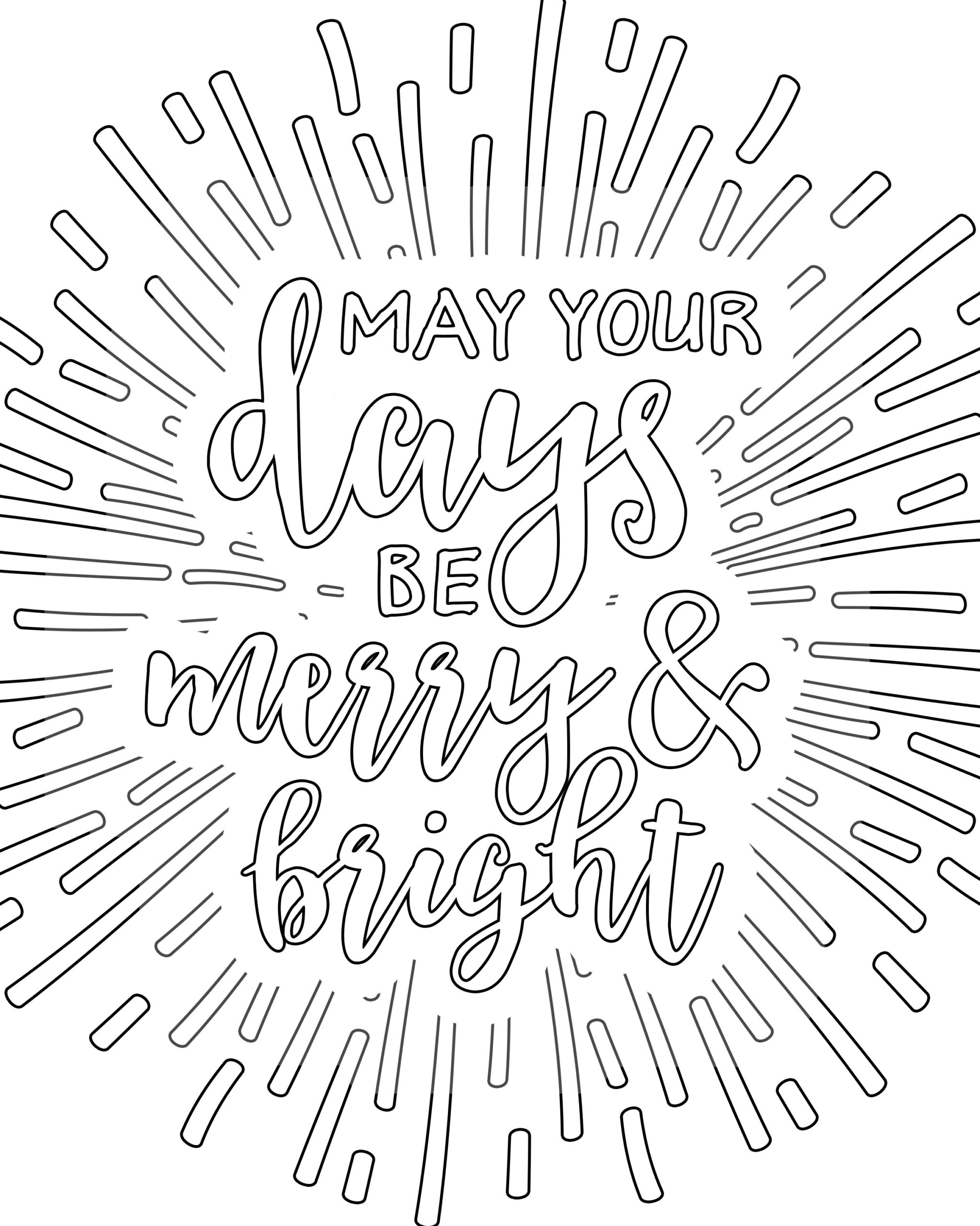 Free Printable Christmas Coloring Pages For Adults