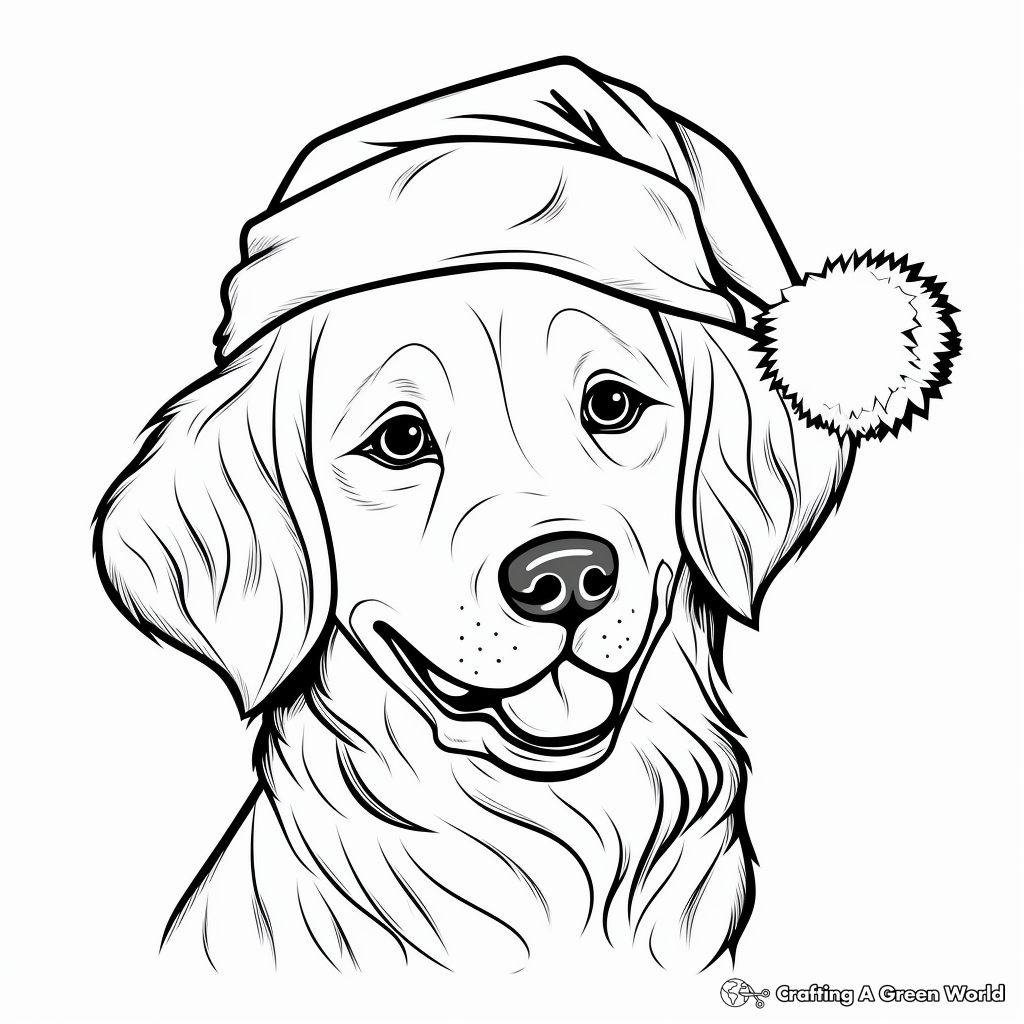 Free Printable Christmas Dog Coloring Pages Printable Coloring Pages