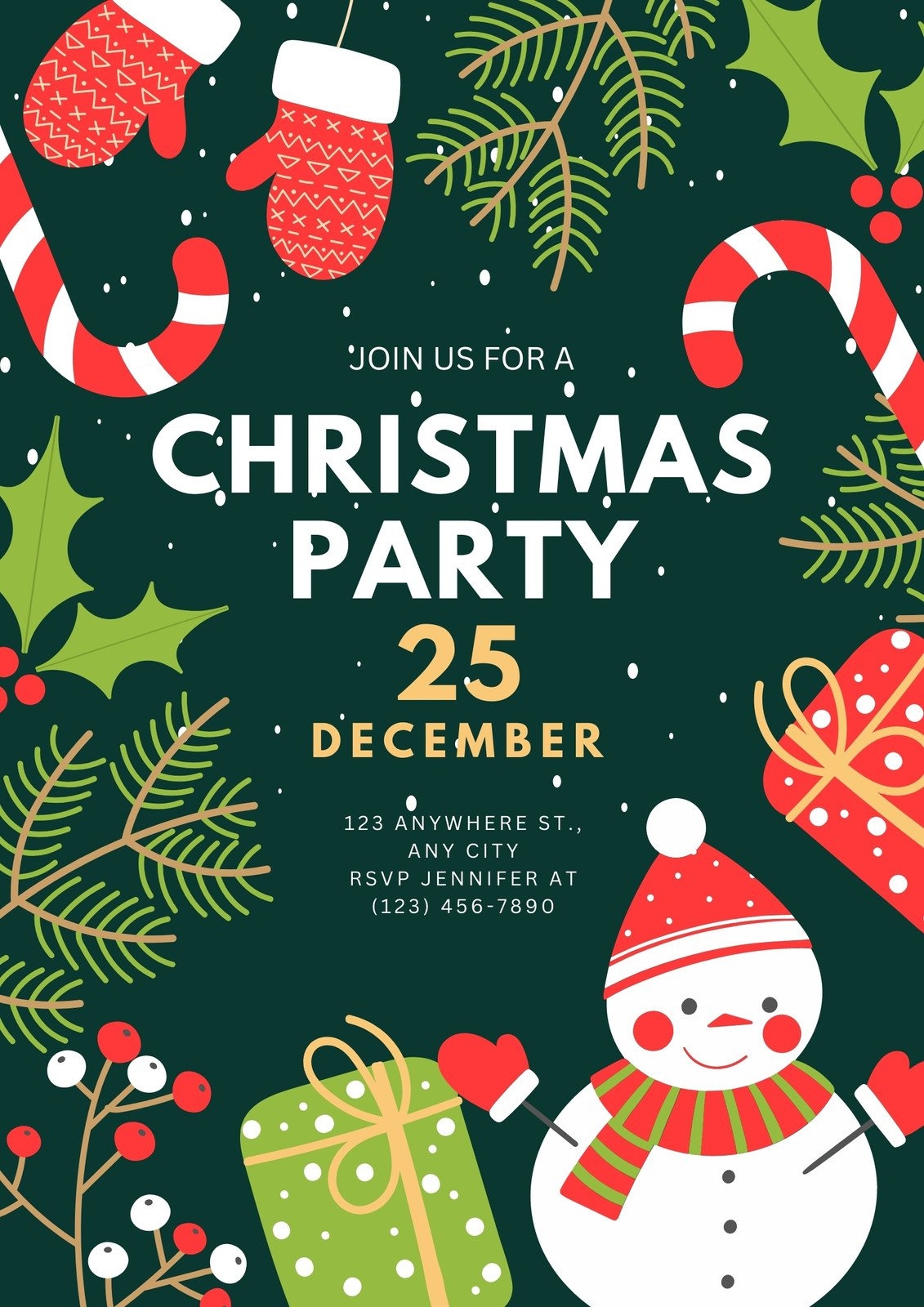 Free Printable Christmas Flyer Templates Word FREE Printable HQ