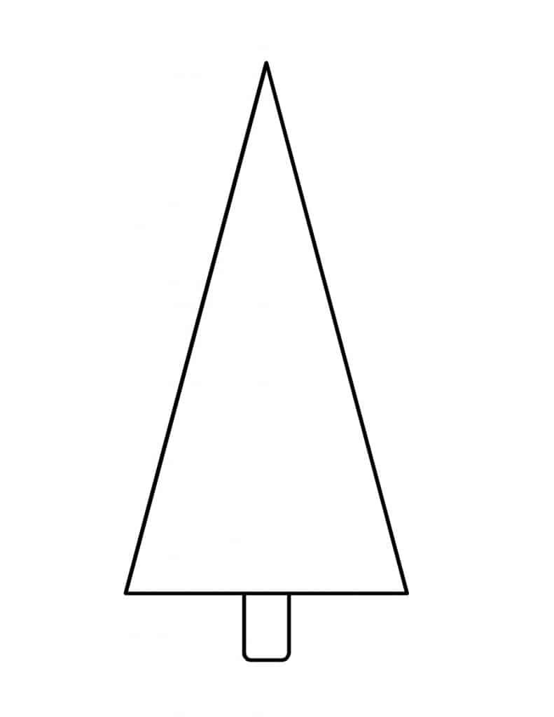 Free Printable Christmas Tree Templates Christmas Tree Printable 