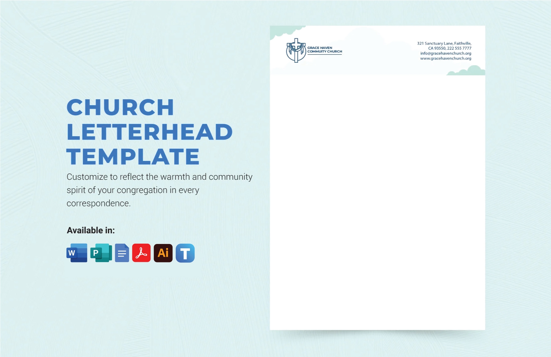 Free Printable Church Letterhead Templates Free Infoupdate