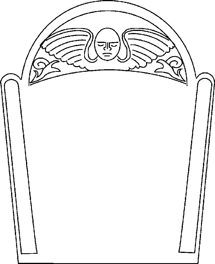 Free Printable Coffin Template