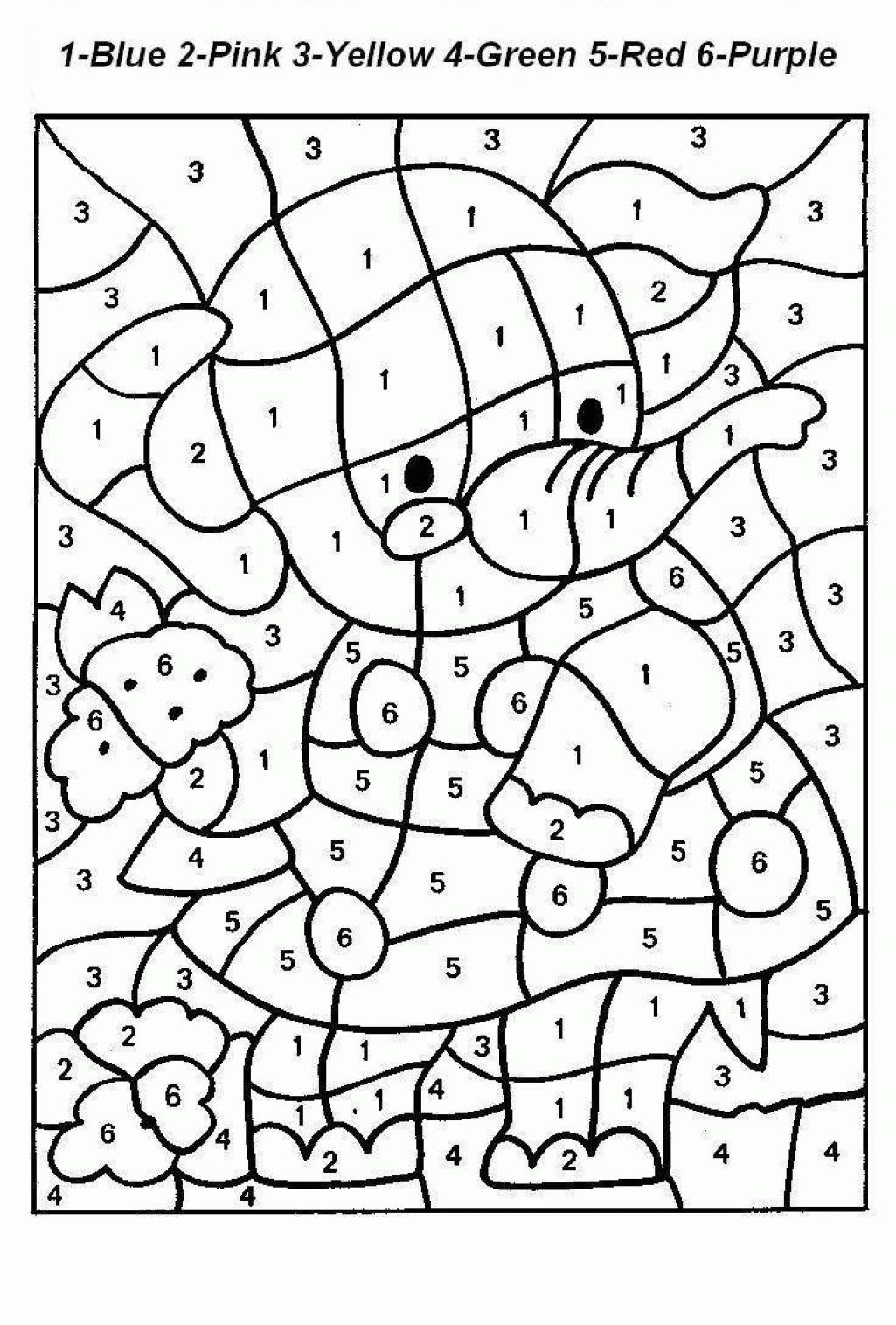 Free Printable Coloring Pages Color By Number Download Free Printable 
