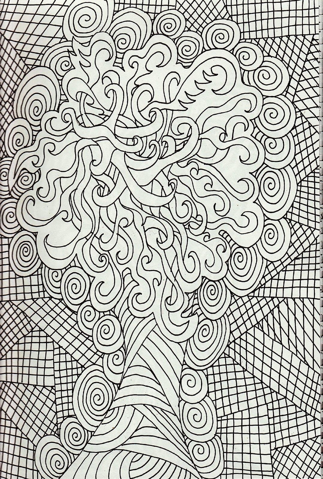 Free printable coloring pages for adults advanced dragons adult 
