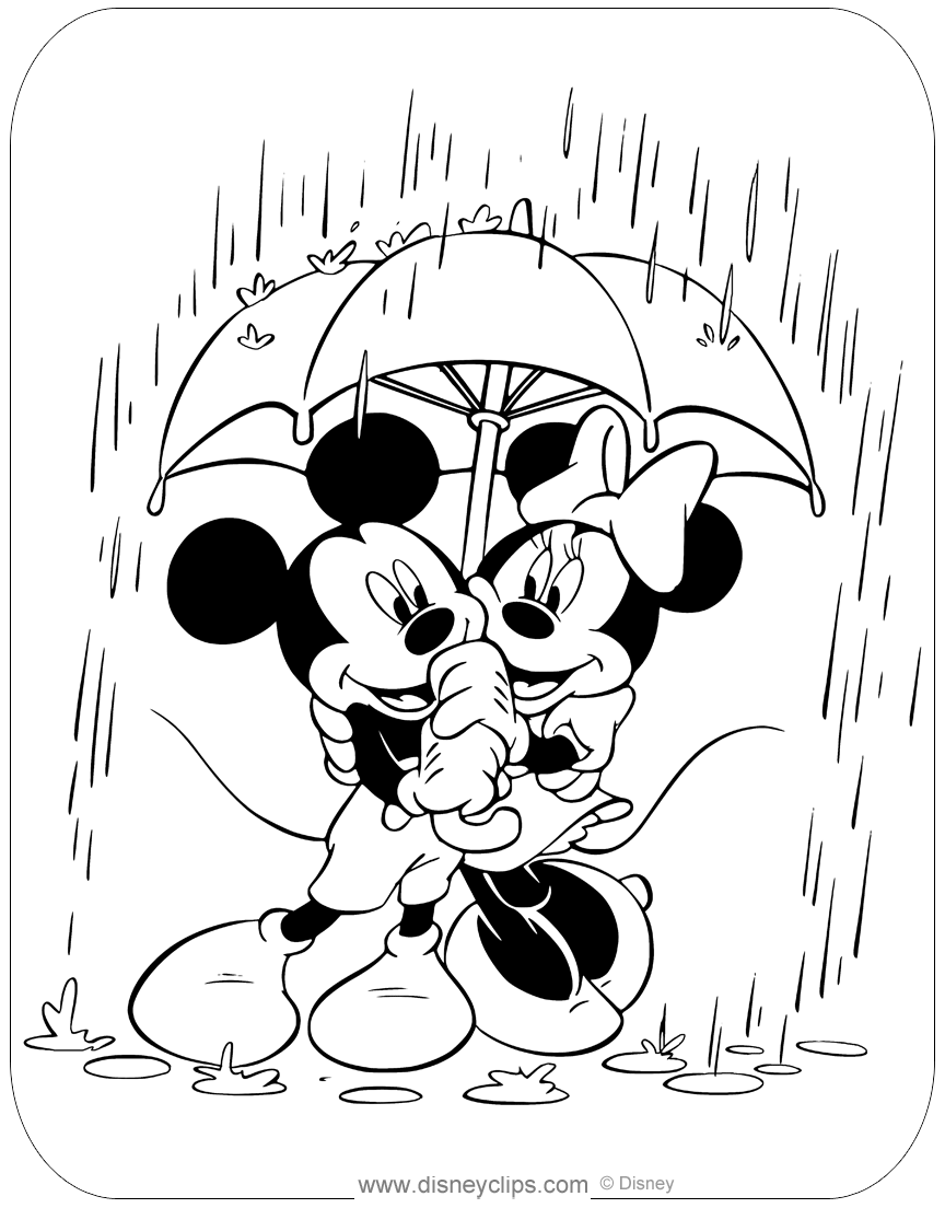 Free Printable Coloring Pages Of Mickey And Minnie Mouse Together 