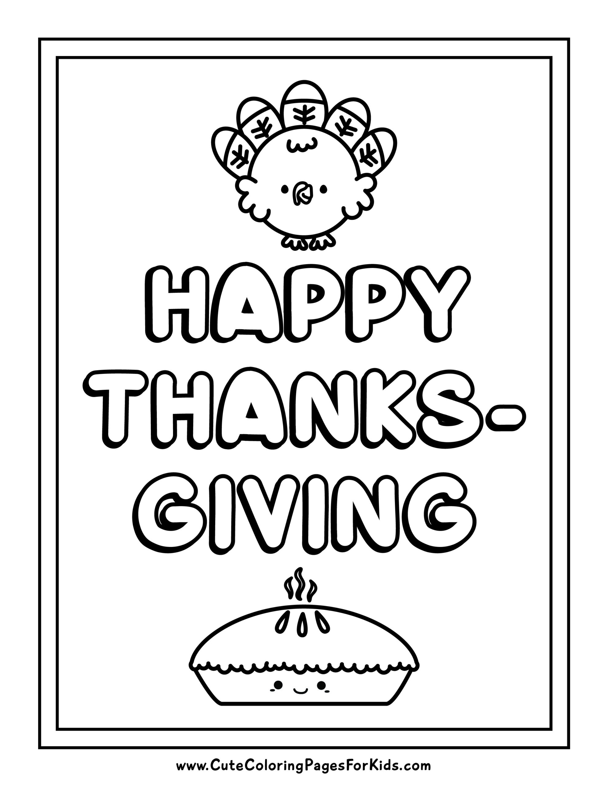 Free Printable Coloring Pages Thanksgiving Download Free Printable 