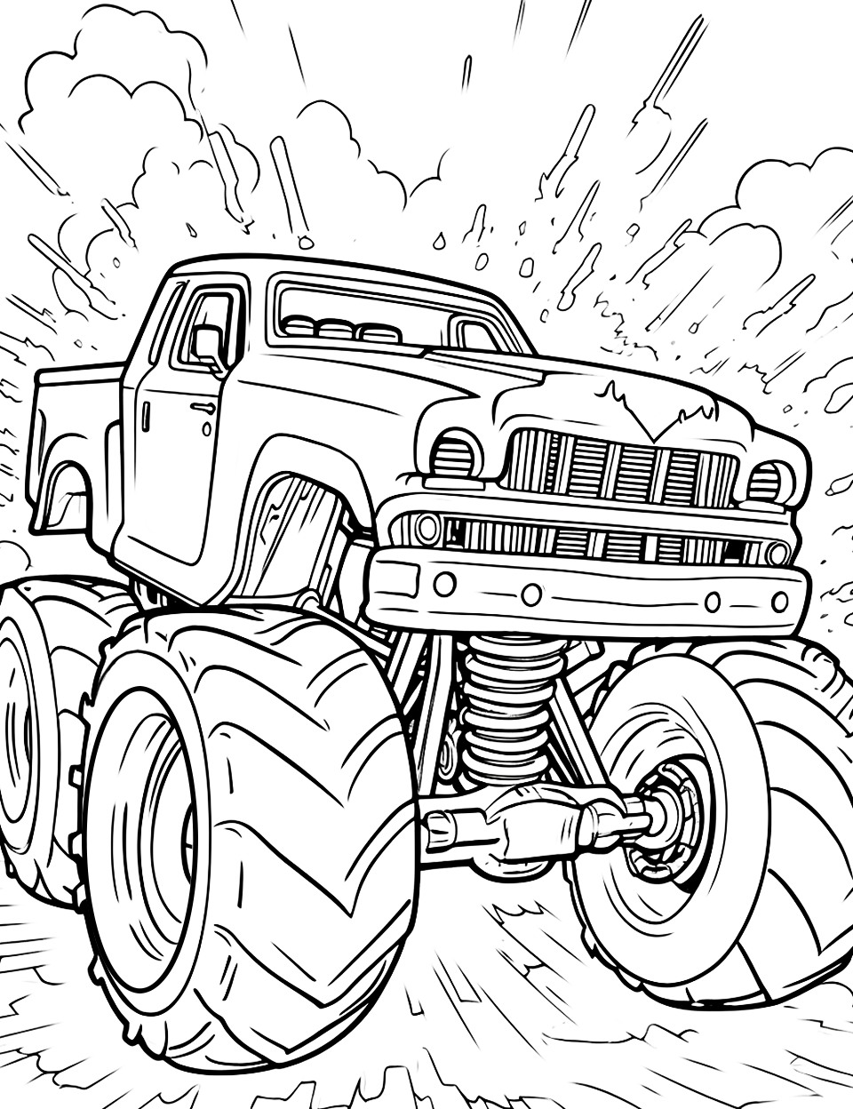 Free Printable Coloring Pages Trucks Download Free Printable Coloring 