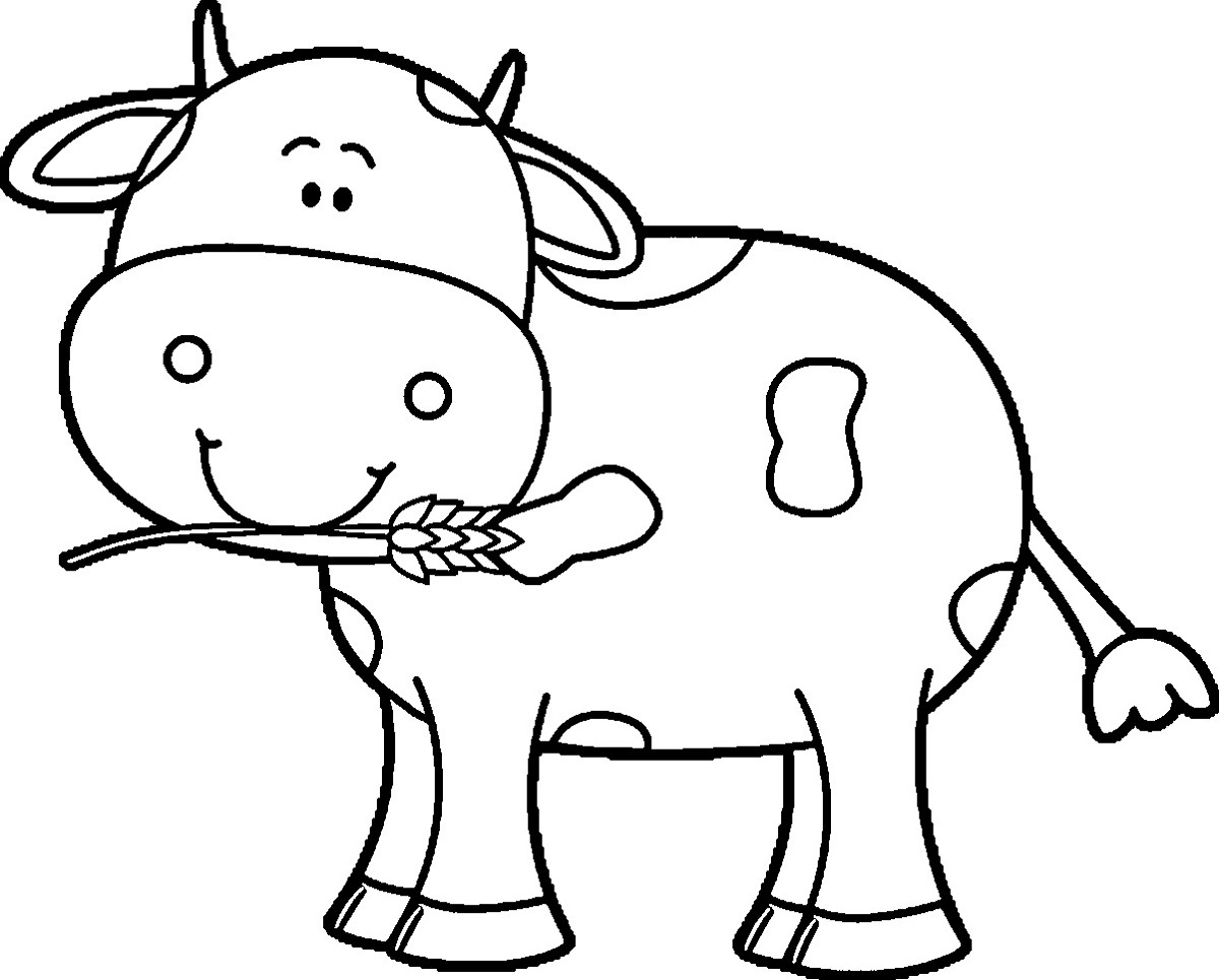 Free Printable Cow Coloring Pages For Kids Cool2Bkids Coloring 
