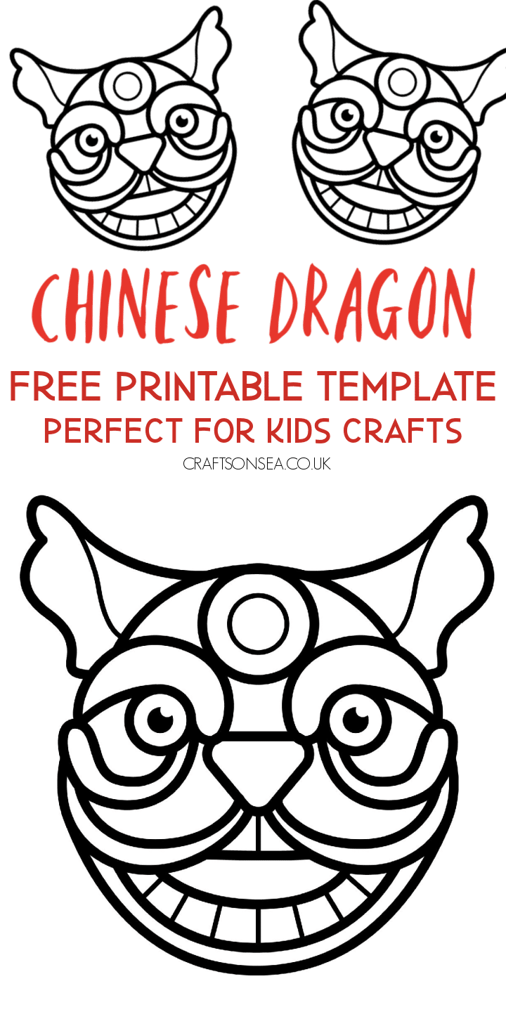 Free Printable Dragon Craft Template